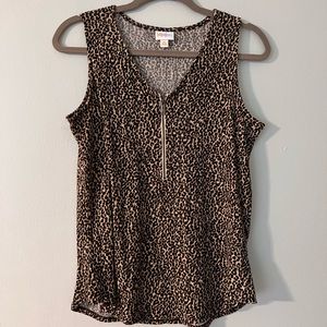 LuLaRoe Rachel zip Tank